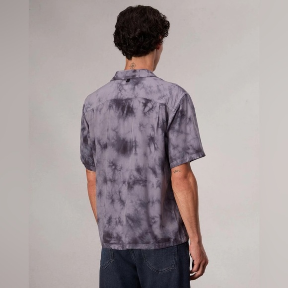 Rag & Bone Avery Print Camp Shirt Cali Skate Excellent Size XXL - Picture 7 of 9